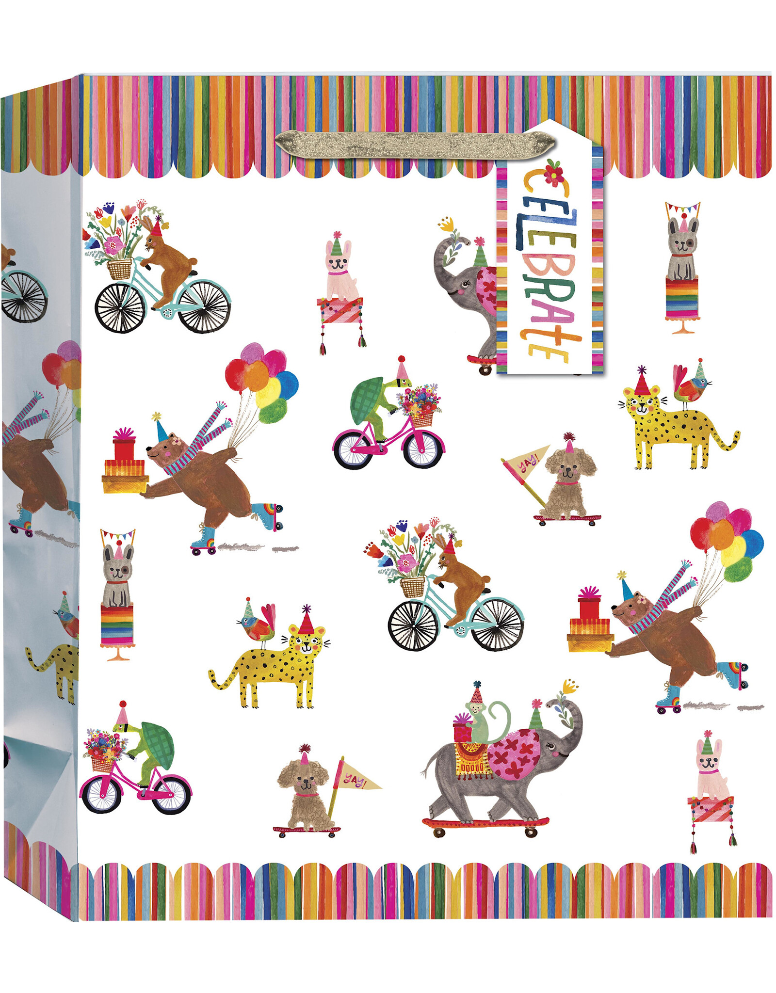 Design Design Birthday Menagerie Jumbo Tote Bag