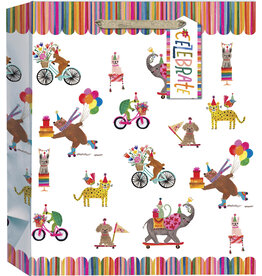 Design Design Birthday Menagerie Jumbo Tote Bag