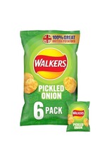 Walkers Walkers Pickled Onion 6pk 25g (British)