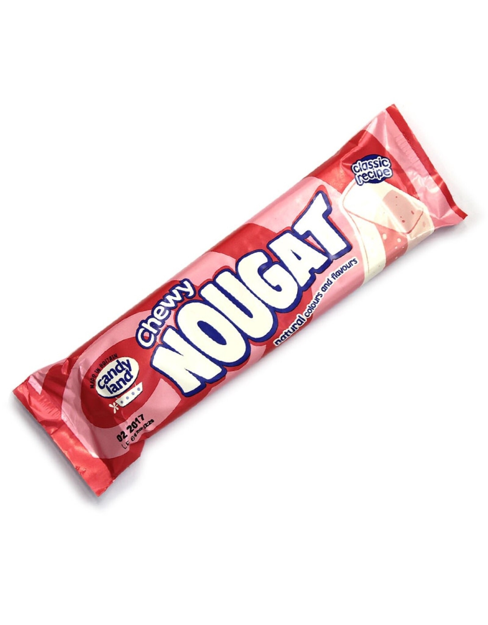 Barratt Candyland Pink & White Nougat 35g (British)