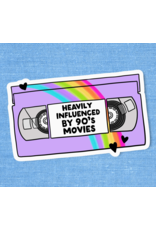Radical Buttons 90s Movies Nostalgia Sticker