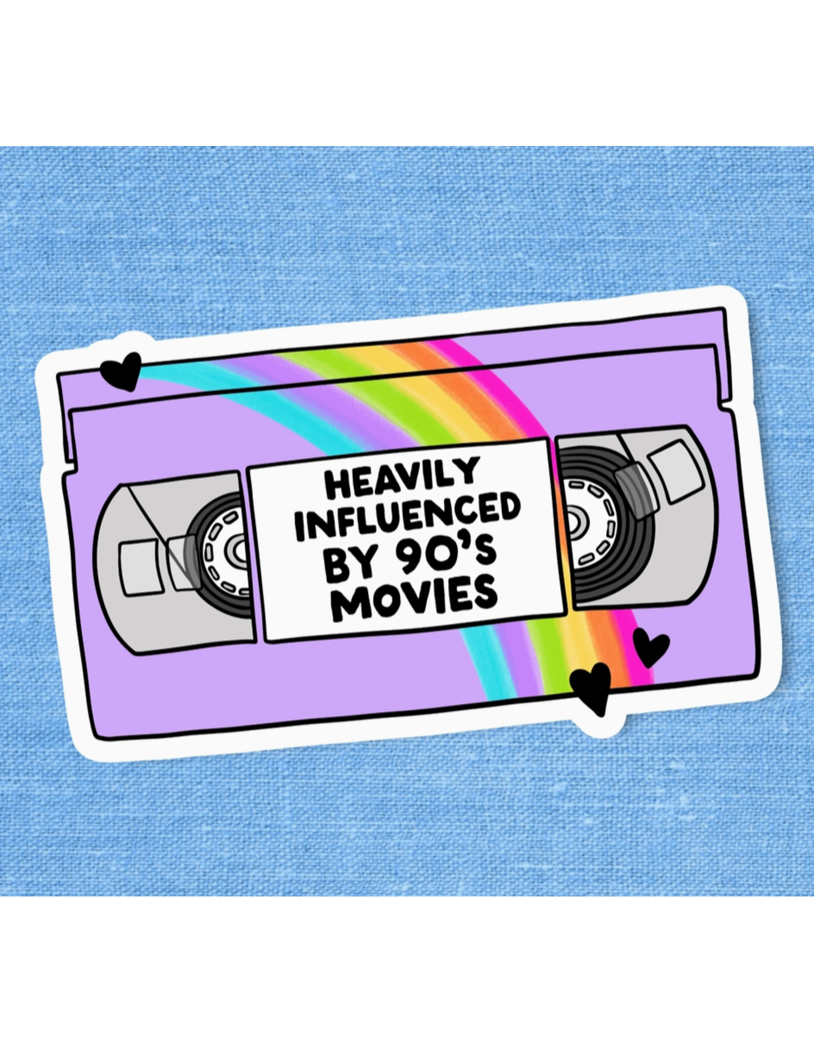 Radical Buttons 90s Movies Nostalgia Sticker