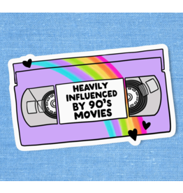 Radical Buttons 90s Movies Nostalgia Sticker