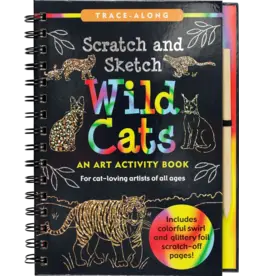 Peter Pauper Press Wild Cats Scratch and Sketch