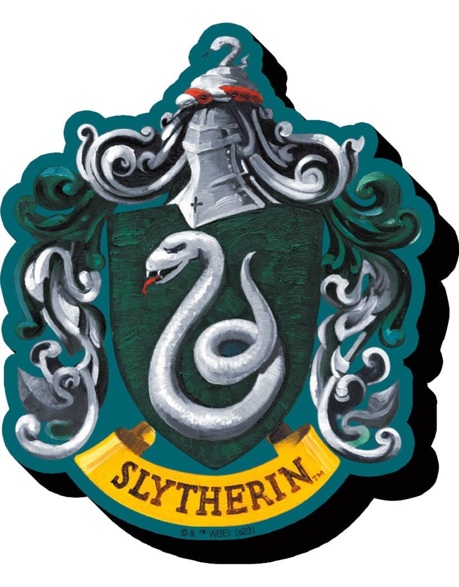 NMR Harry Potter Slytherin Crest Funky Chunky Magnet
