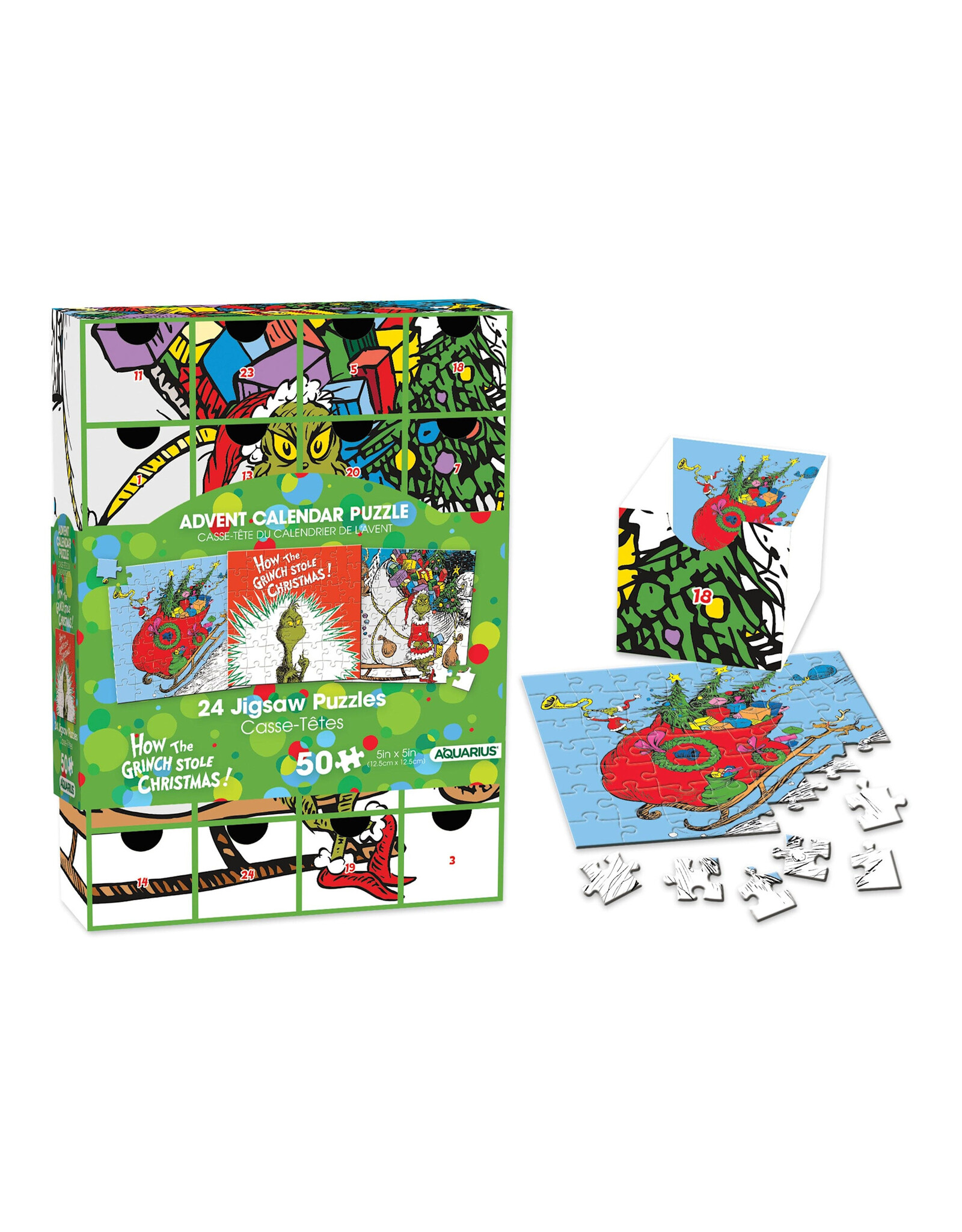 Grinch Christmas Puzzle Advent Calendar