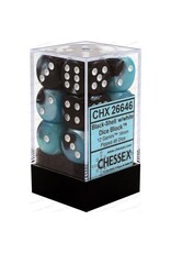 Gemini: 12D6 Black-Shell/White Dice