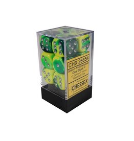 Gemini: 12D6 Green-Yellow/Silver Dice