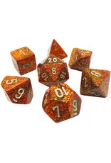 Glitter: 7Pc Gold/Silver Dice