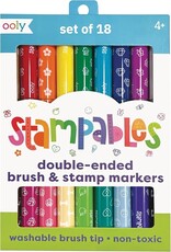 Ooly Stampables: Double-Ended Brush & Stamp Markers