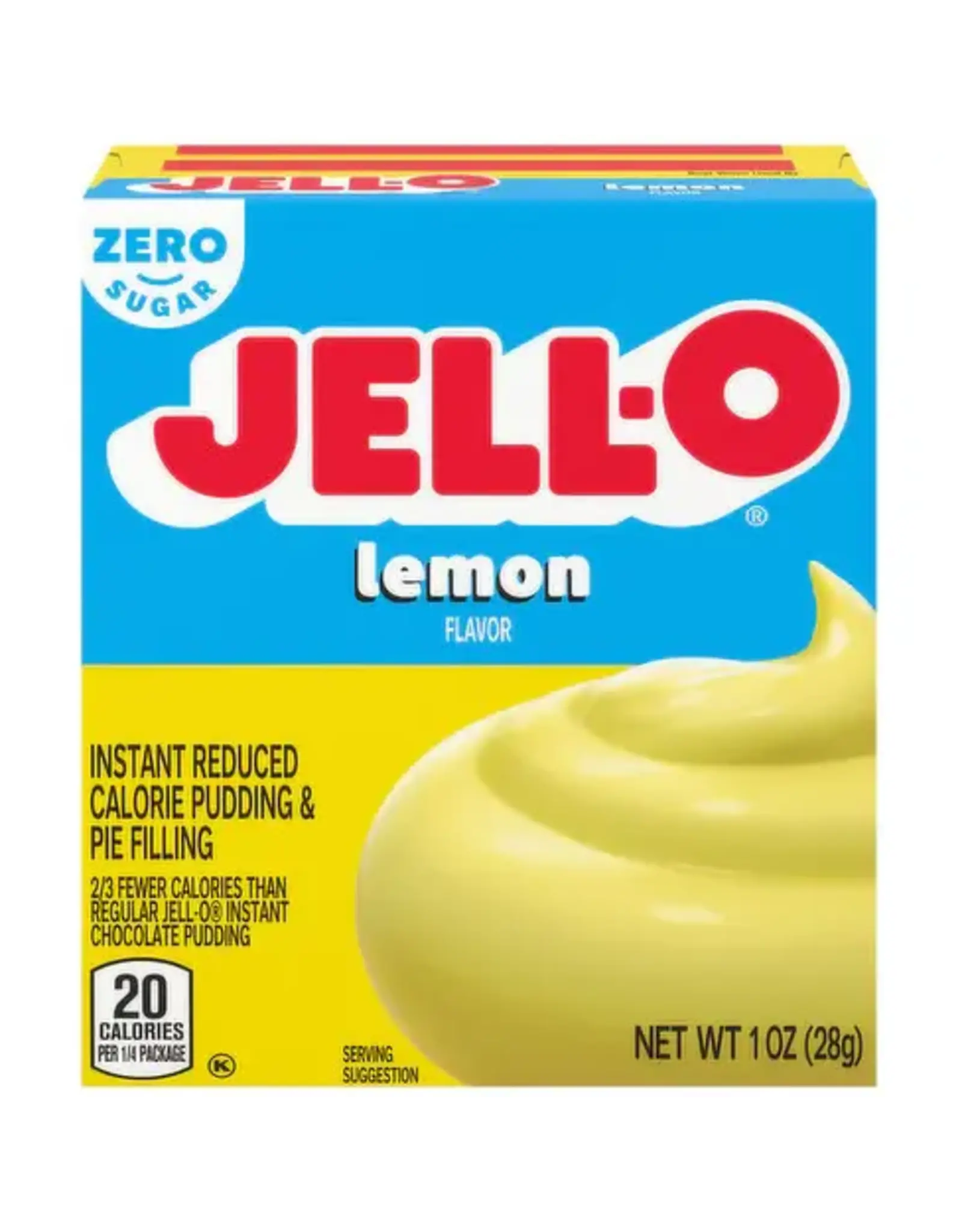Kraft Jell-O Instant Pudding Sugar Free Lemon