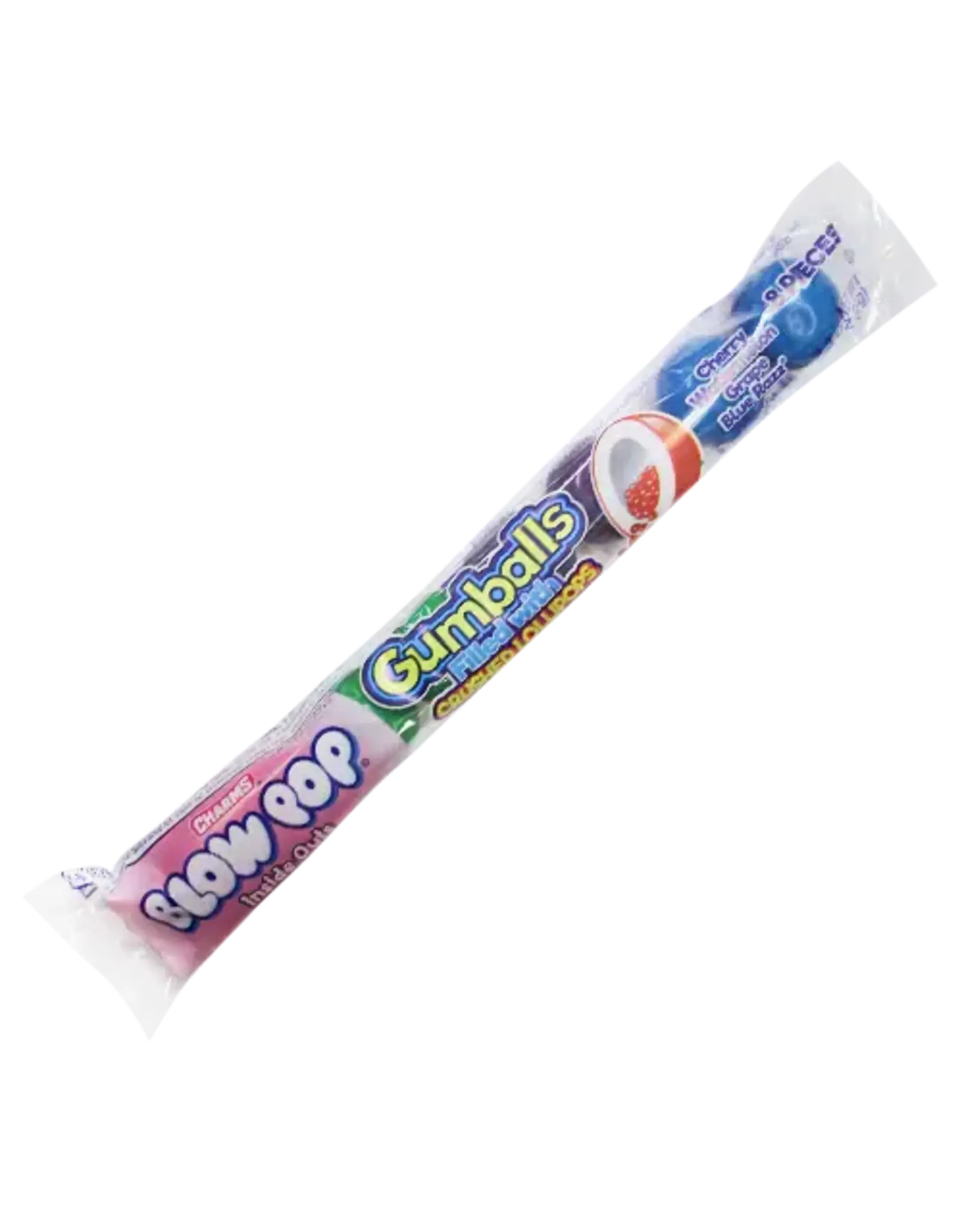 Blow Pops Inside Out Gumballs Tube