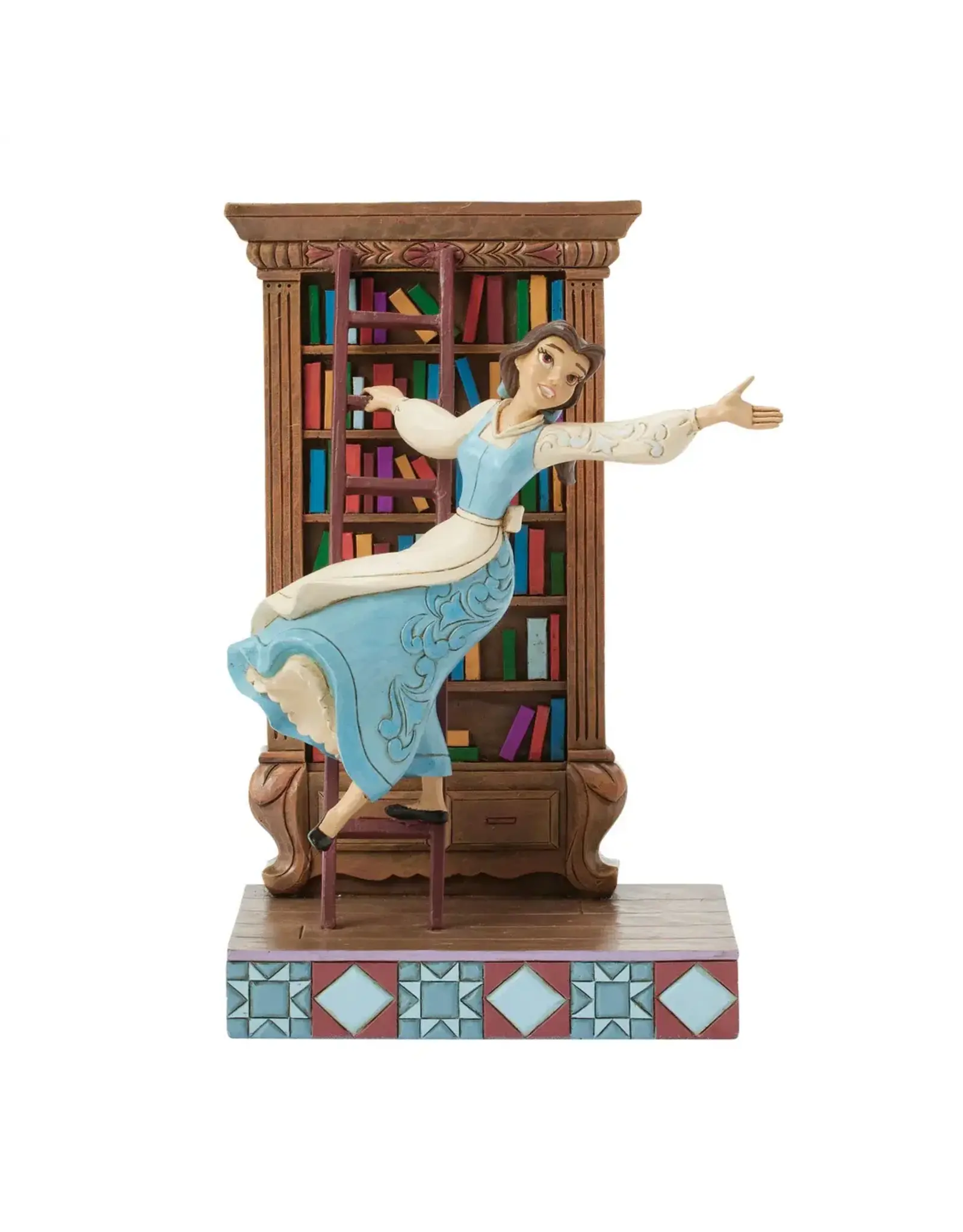 Jim Shore Belle with Bookshelf