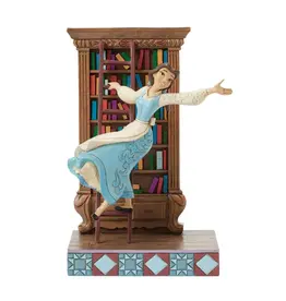 Jim Shore Belle with Bookshelf