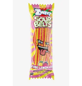 Zweet Sour Belts Pink Lemonade Mini (Halal & Kosher Certified)