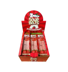 Zweet Sour Belts Strawberry Mini (Halal & Kosher Certified)