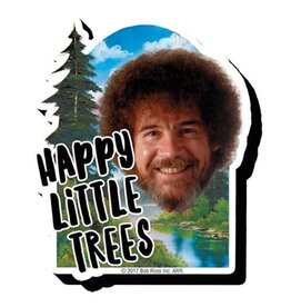 NMR Bob Ross Trees Funky Chunky Magnet