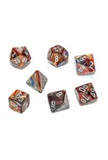 Lustrous: 7Pc Gold/Silver Dice Lustrous: 7Pc Gold/Silver Dice