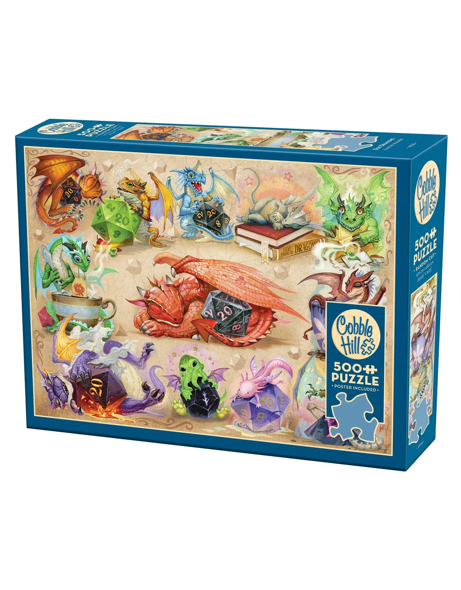 Cobble Hill D20 Dragons 500pc