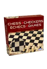 Outset Media Chess & Checkers (Wood)