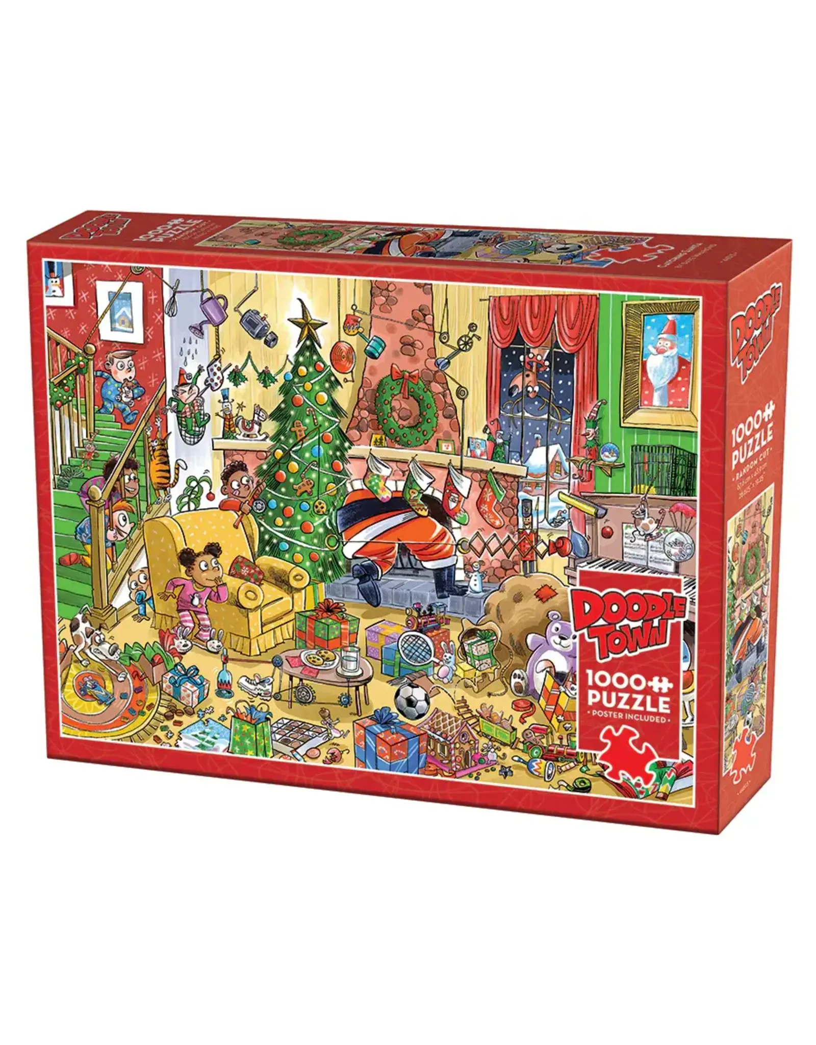 Cobble Hill DoodleTown: Catching Santa 1000pc