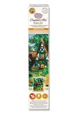 D.I.Y Crystal Art Kit Crystal Art Scroll Kit: Woodland Thatch