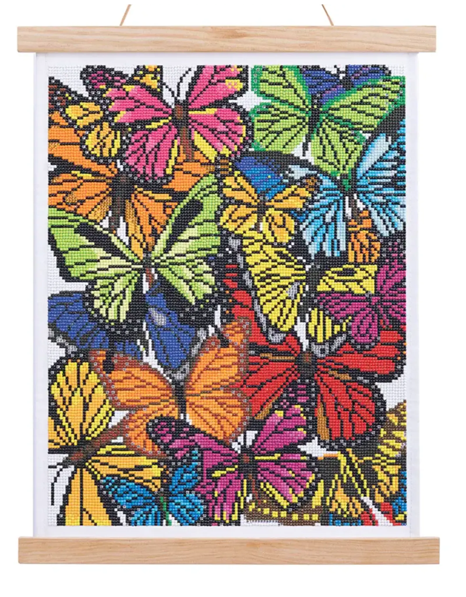 D.I.Y Crystal Art Kit Crystal Art Scroll Kit: Technicolour Kaleidoscope