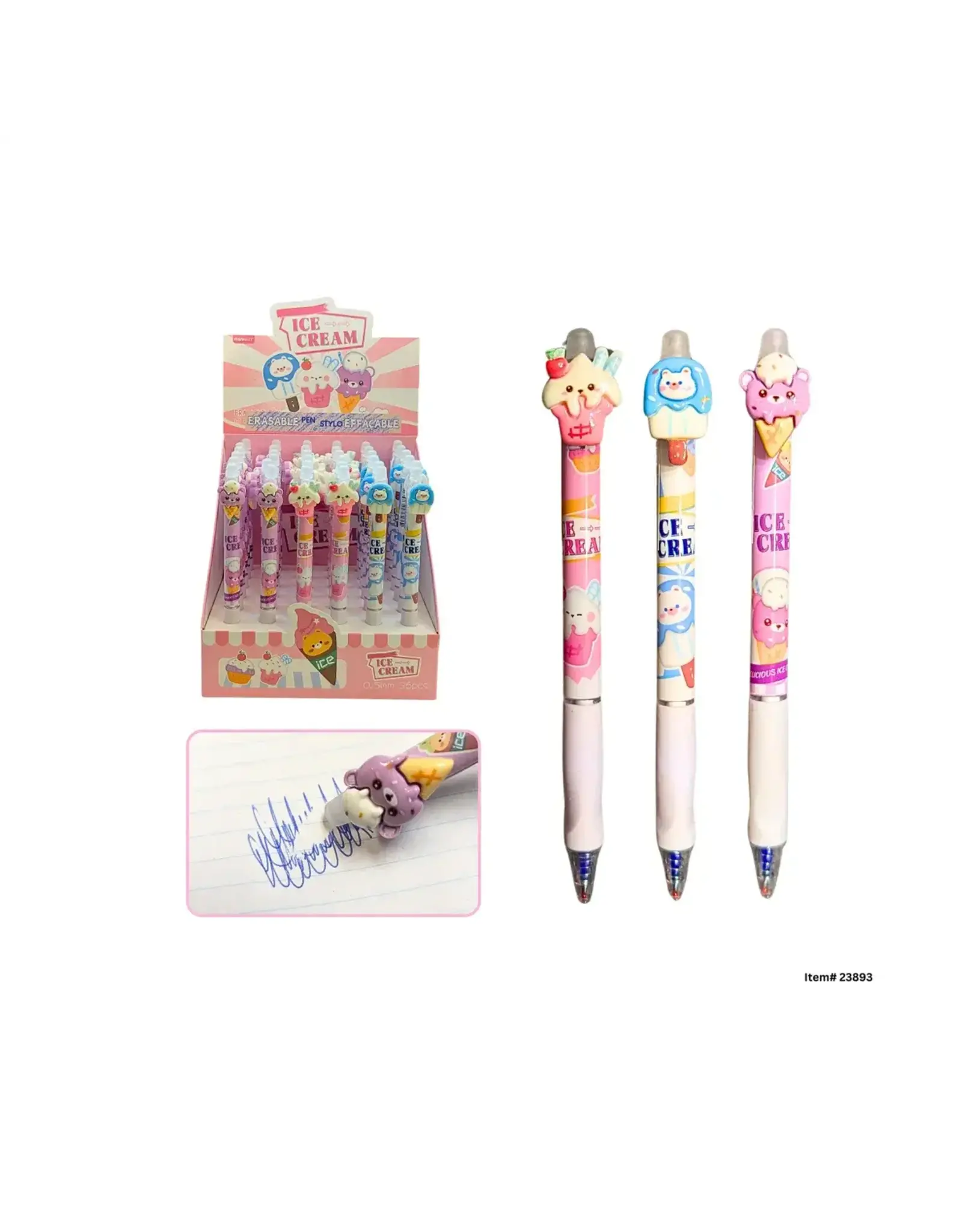 Ice Cream Erasable Pen
