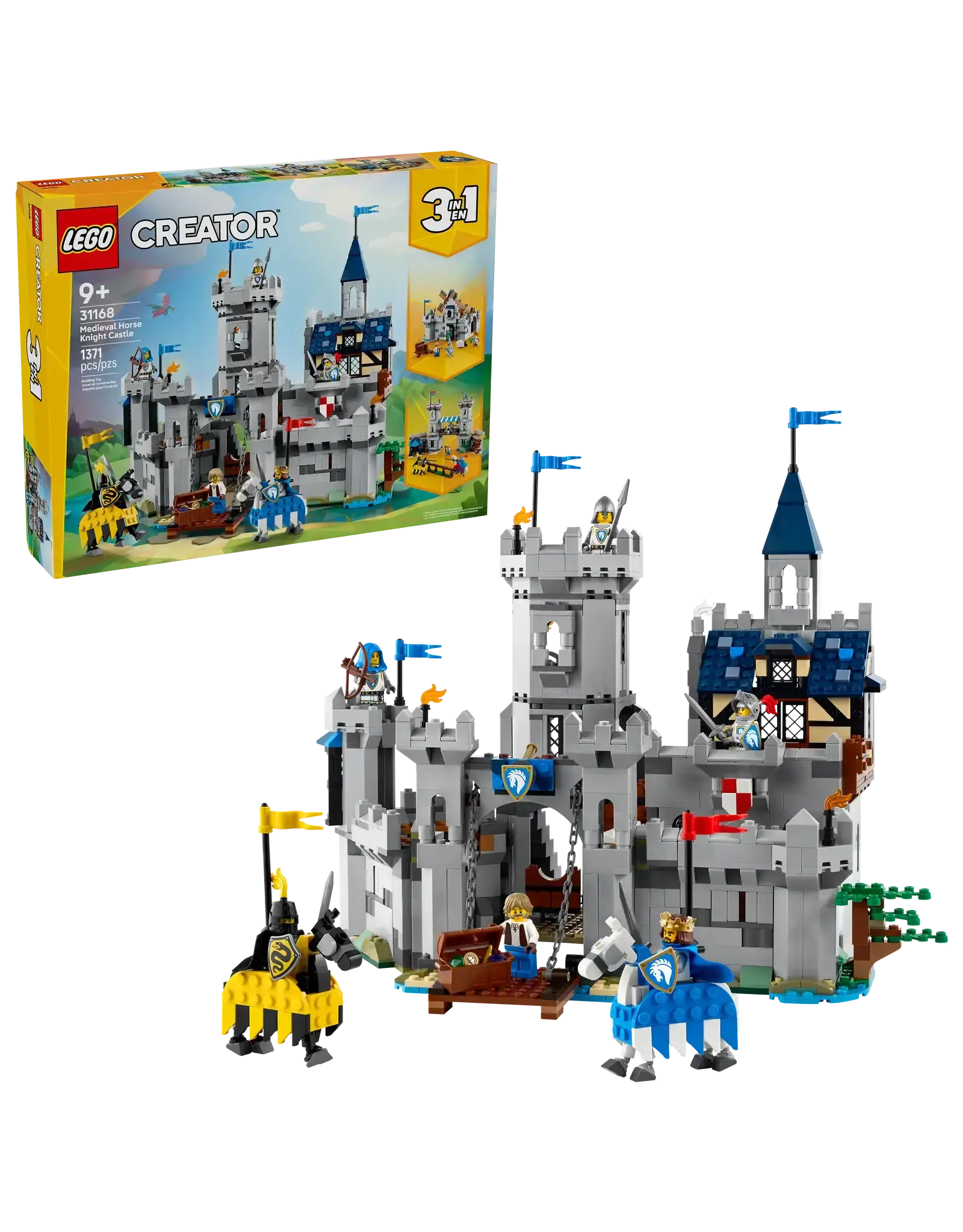 Lego Medieval Horse Knight Castle