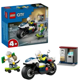 Lego Police Motorcycle Chase