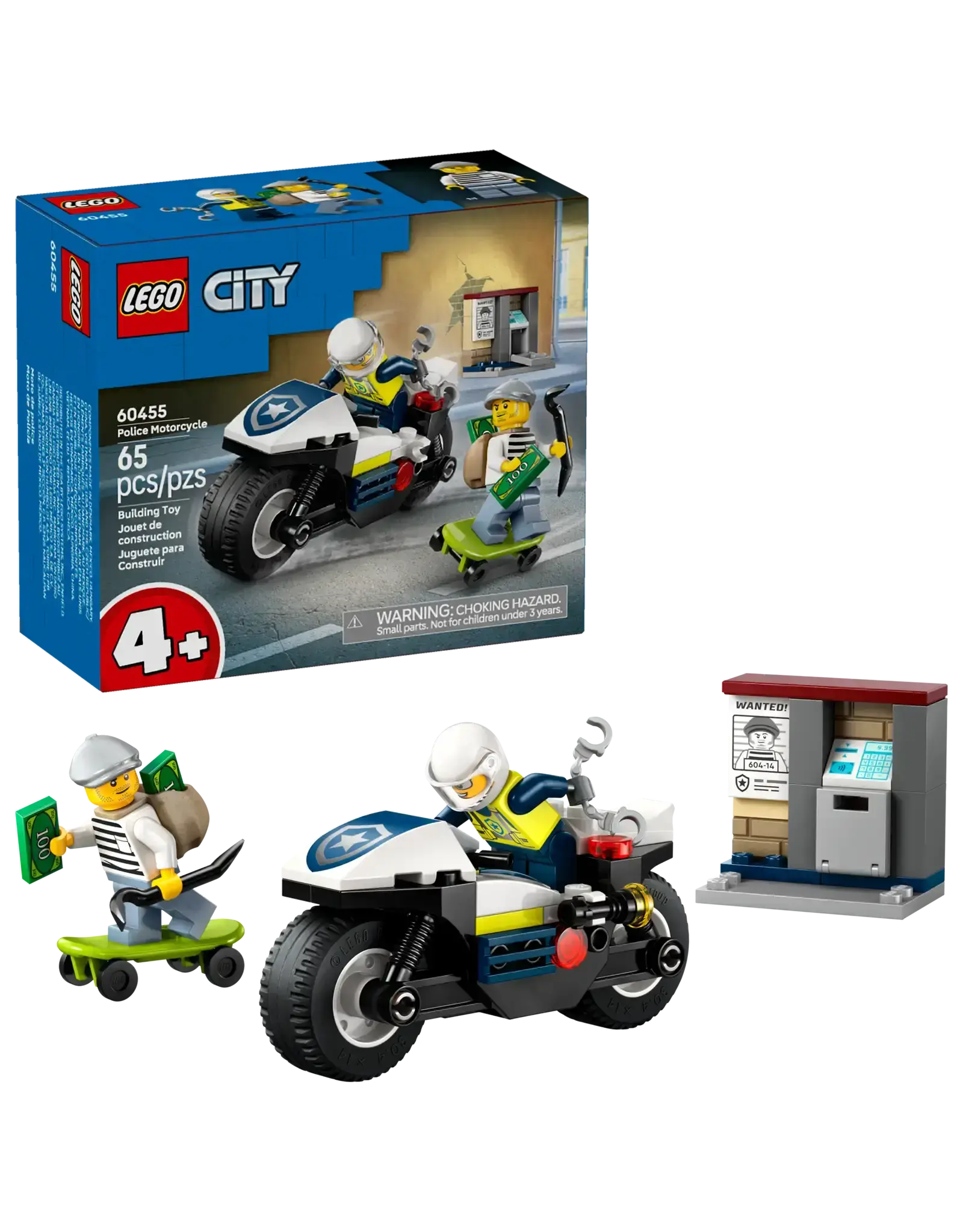 Lego Police Motorcycle Chase