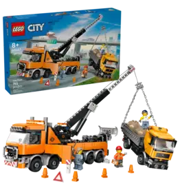 Lego Heavy-Duty Recovery Tow Truck with Crane
