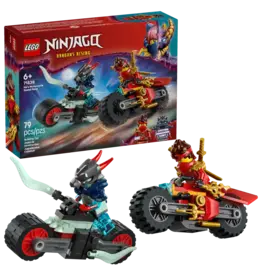 Lego Kai's Motorcycle Speed Race