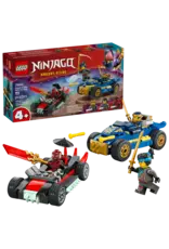Lego Rogue vs. Drix Race Car Duel