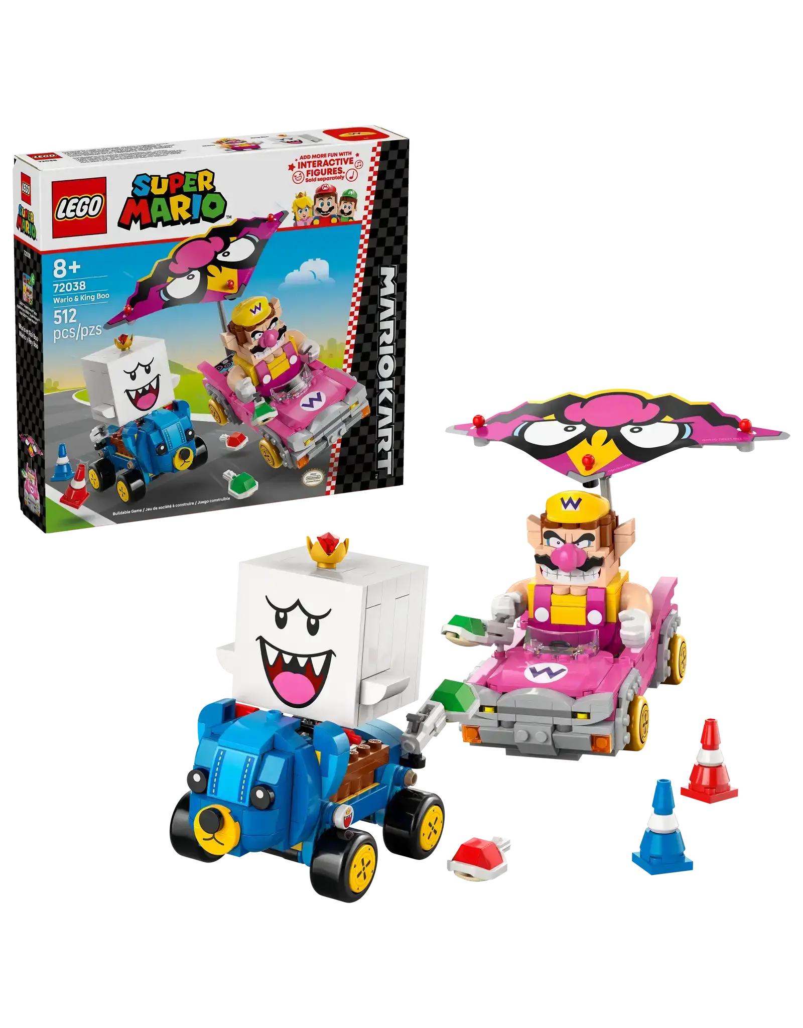 Lego Mario Kart – Wario & King Boo
