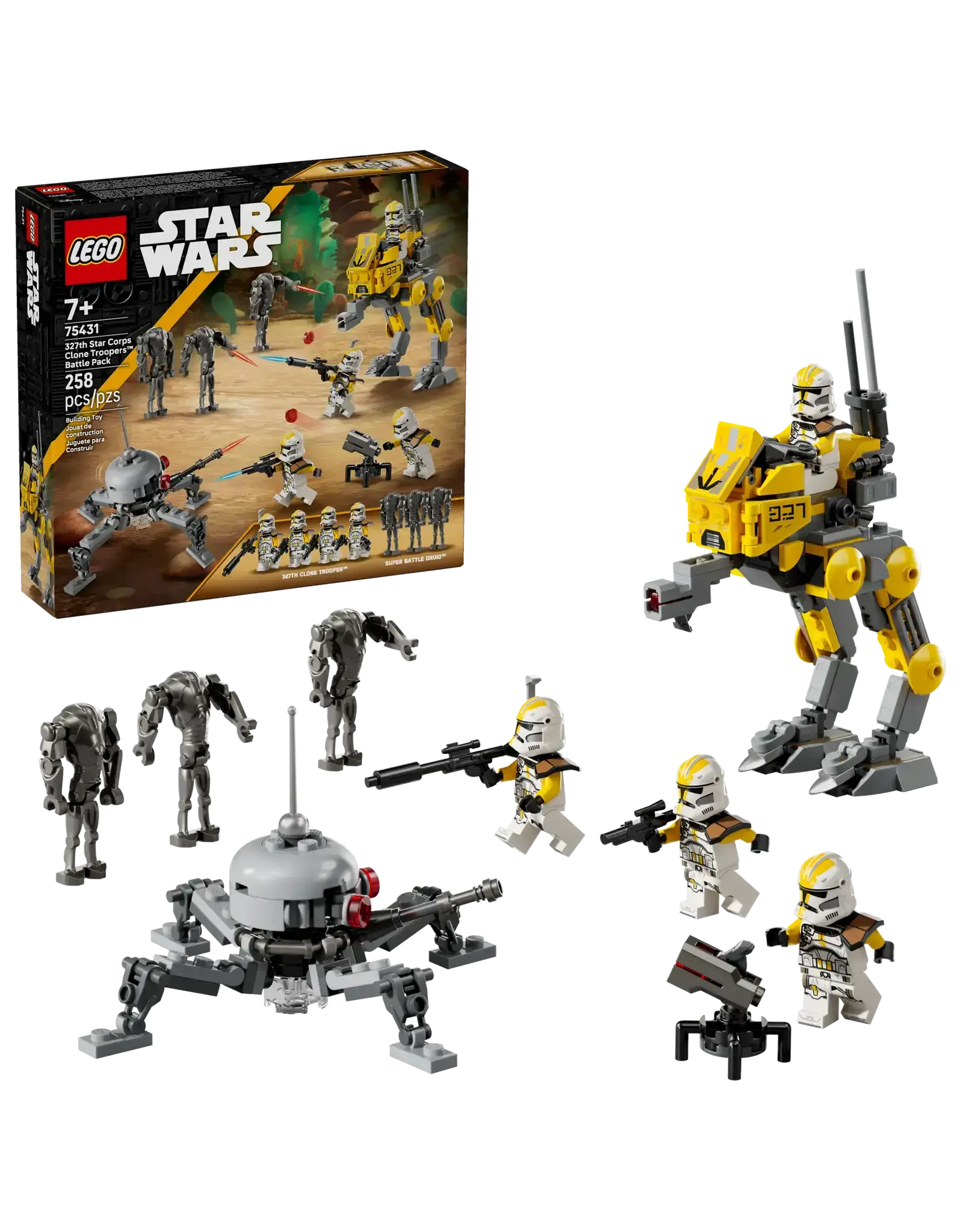 Lego 327th Star Corps Clone Troopers Battle Pack