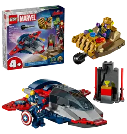 Lego Captain America vs. Thanos