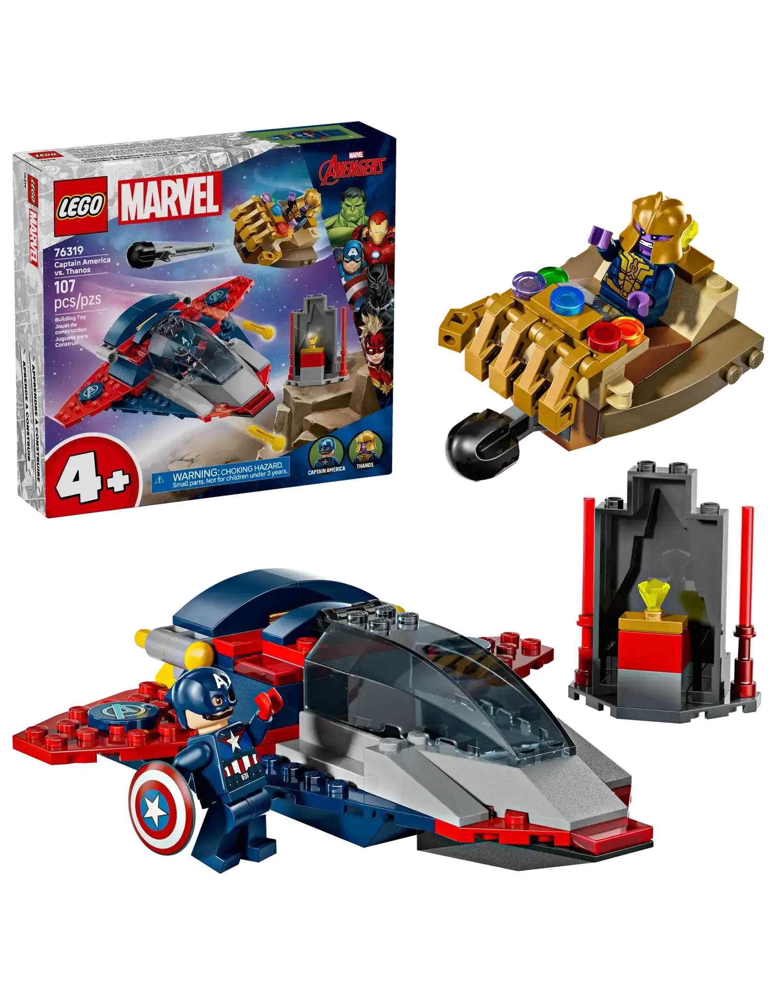 Lego Captain America vs. Thanos