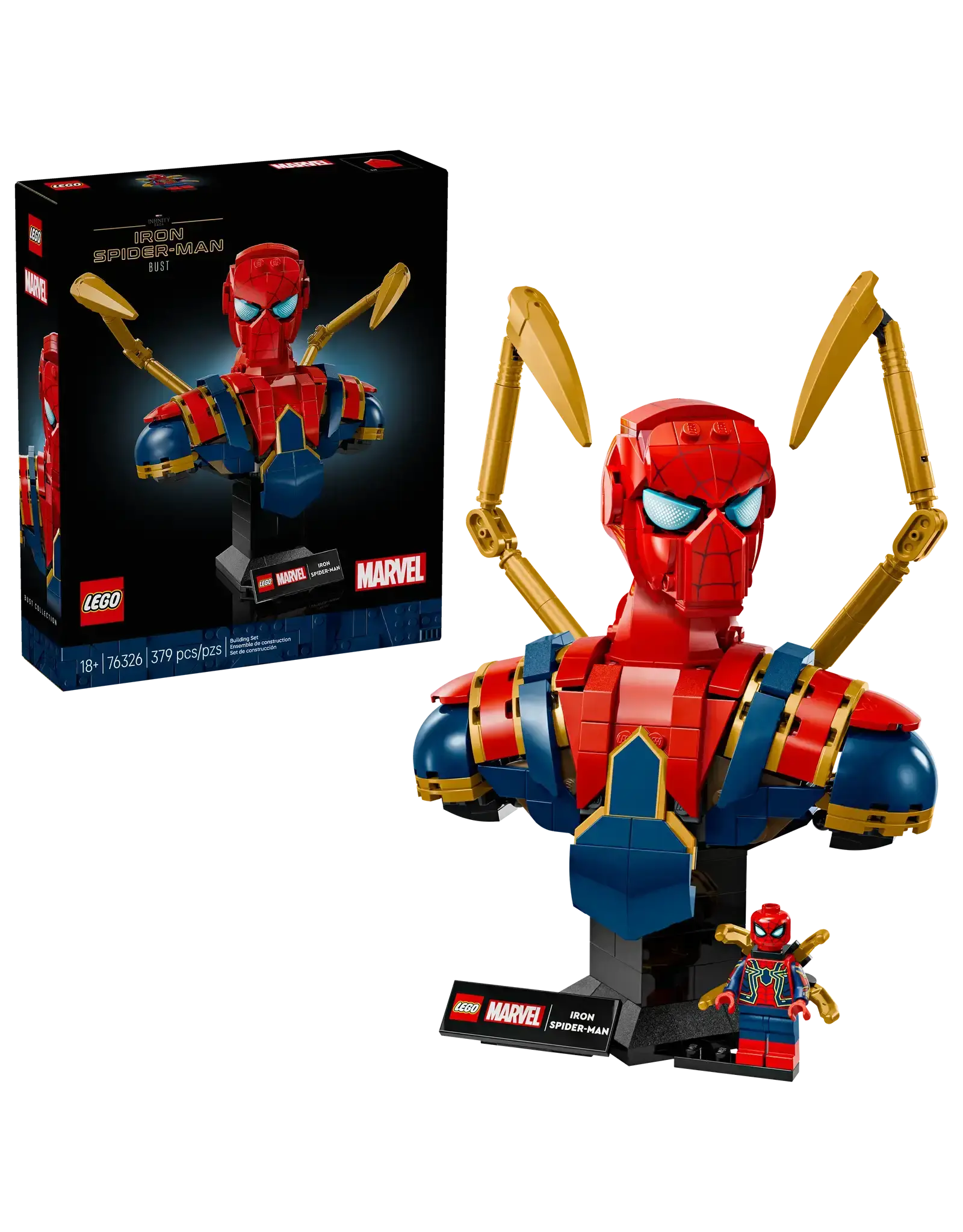 Lego Iron Spider-Man Bust