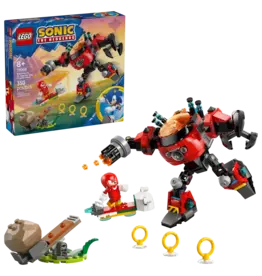 Lego Knuckles vs. Dr. Eggman Egg Crusher Mech