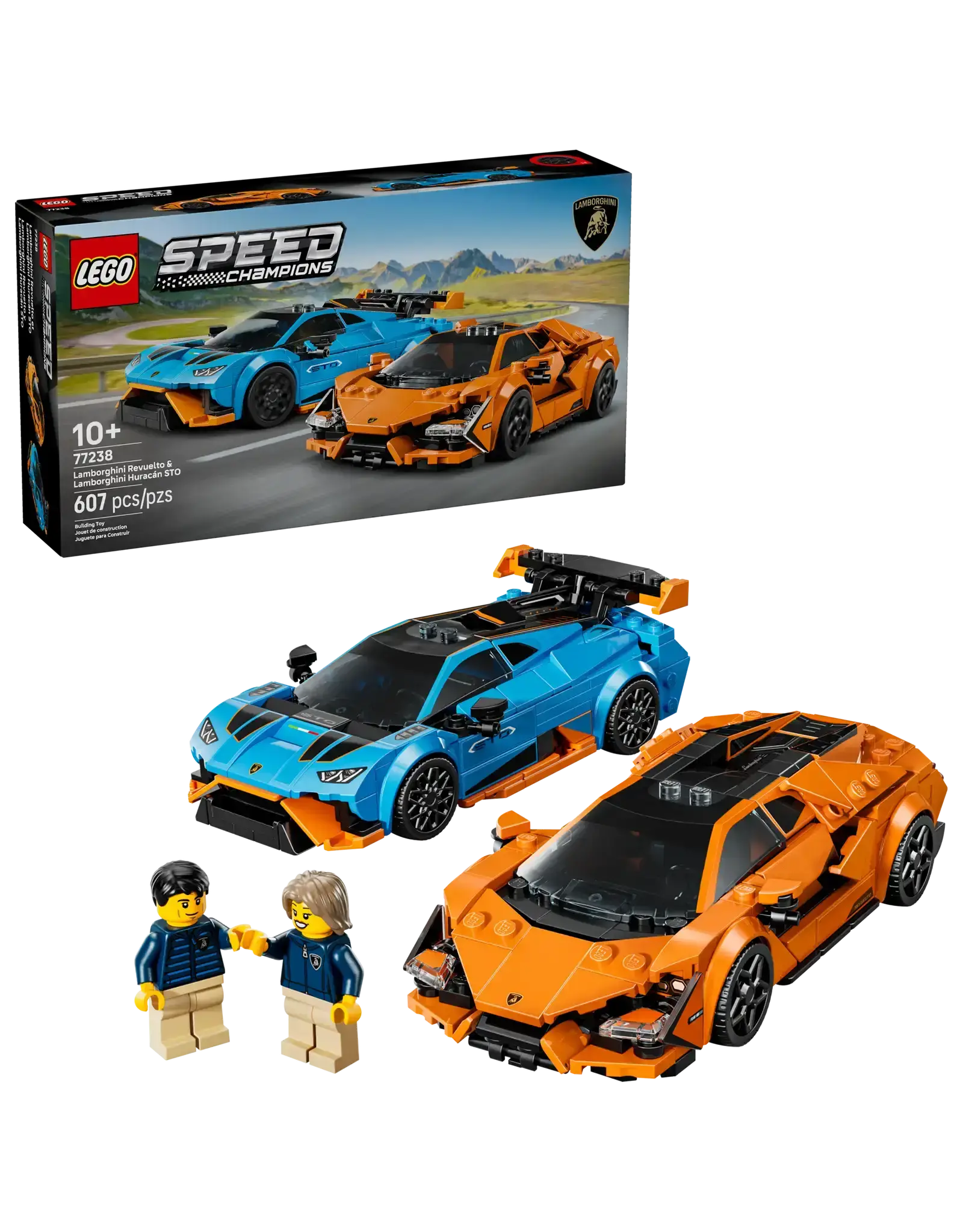 Lego Lamborghini Revuelto & Huracán STO