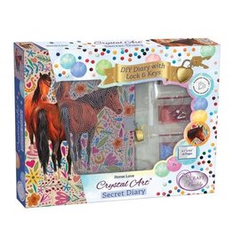 D.I.Y Crystal Art Kit Crystal Art Secret Diary - Horse Love