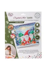 D.I.Y Crystal Art Kit Crystal Art Card Kit: Arctic Friends
