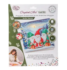 D.I.Y Crystal Art Kit Crystal Art Card Kit: Arctic Friends