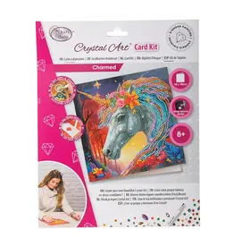 D.I.Y Crystal Art Kit Crystal Art Card Kit: Charmed