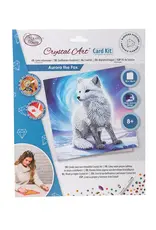 D.I.Y Crystal Art Kit Crystal Art Card Kit: Aurora the Fox