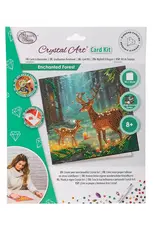 D.I.Y Crystal Art Kit Crystal Art Card Kit: Enchanted Forest