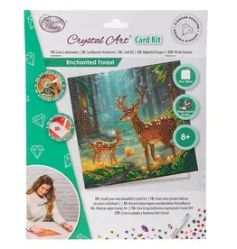 D.I.Y Crystal Art Kit Crystal Art Card Kit: Enchanted Forest
