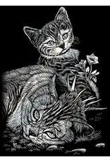Royal & Langnickel Mini EGRVart Tabby Cat and Kitten