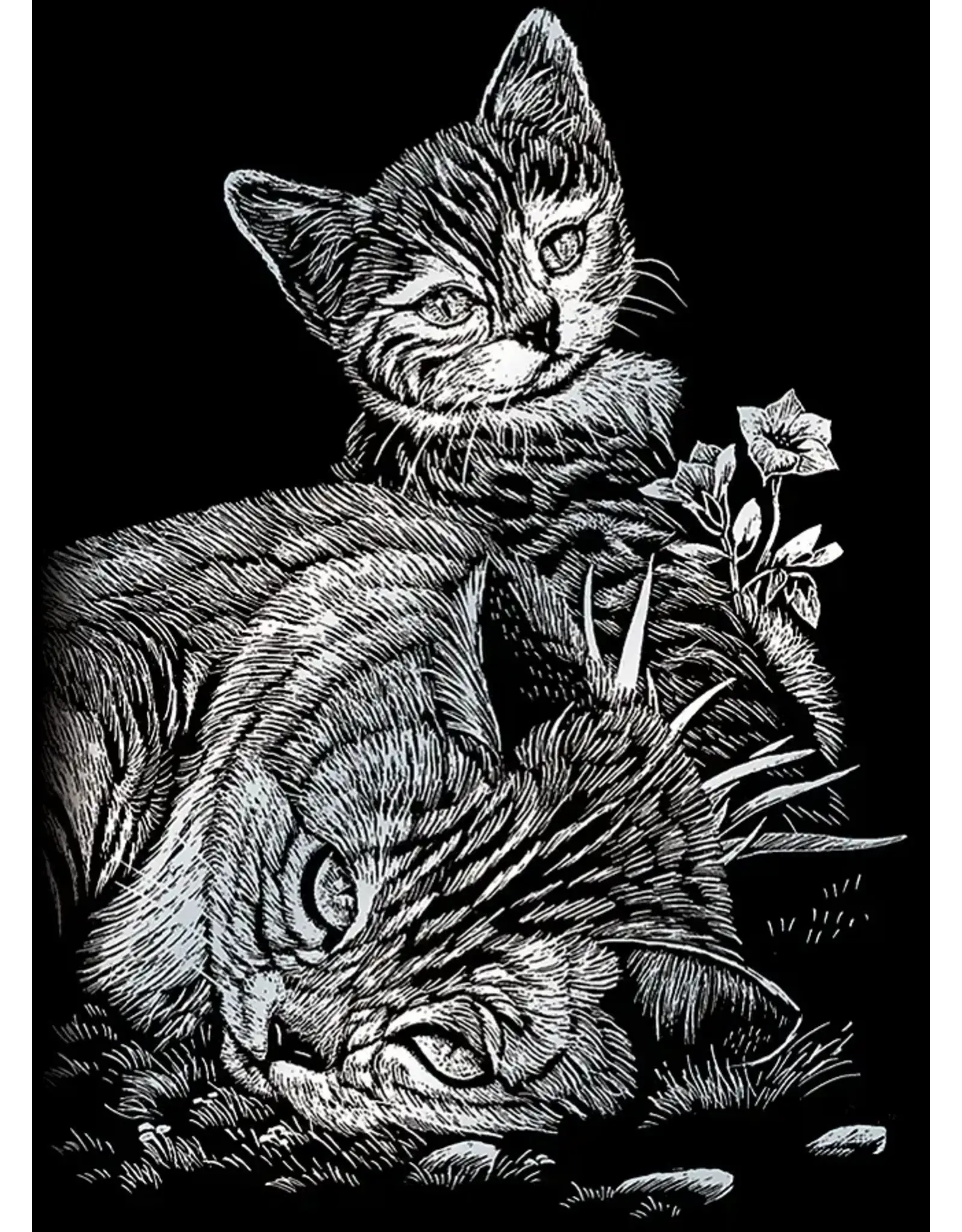 Royal & Langnickel Mini EGRVart Tabby Cat and Kitten